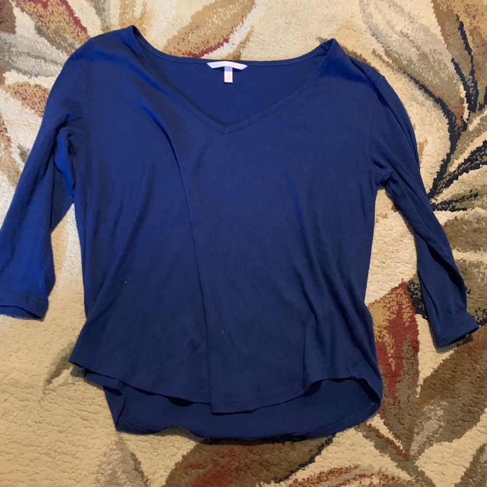 victorias secret quarter sleeve v neck blouse size xs